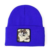 Gorro Tazs Winter Warm Hats, tricotado, desleixado, com algemas, boné A