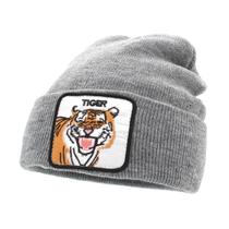 Gorro Tigers Winter Warm Hats, tricotado, desleixado, com punhos