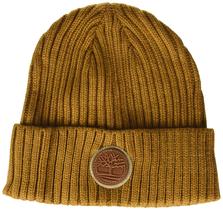 Gorro Timberland Masculino Canelado com Patch de Logo Cor Trigo Gorro Timberland Masculino Canelado com Patch de Logo Cor Trigo