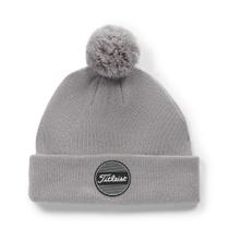Gorro Titleist Boardwalk com Pompom Cinza em Tricô Acrílico Gorro Titleist Boardwalk com Pompom Cinza em Tricô Acrílico