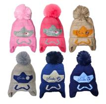 Gorro Touca Infantil Criança Menino Menina Tricotado Quente Fashion Para 2-10 anos