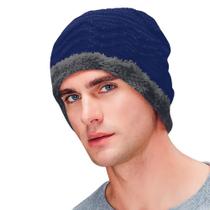Gorro Touca Inverno Lã Masculina Feminina Forrada Pelinho Estilosa