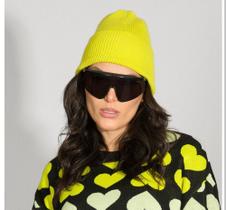 Gorro touca trico colorida feminina grife