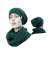 Gorro Touca Tricot + Gola Cachecol Pingo Dlâ