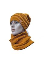 Gorro Touca Tricot + Gola Cachecol Pingo Dlâ