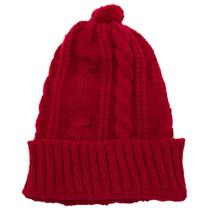Gorro Trança com Bola Tamine Luxo Vermelho Gorro Trança com Bola Tamine Luxo Vermelho