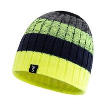 Gorro Tricotado Unissex Com Listras Coloridas Para Inverno, Casual, Esportes Ao Ar Livre E Esqui
