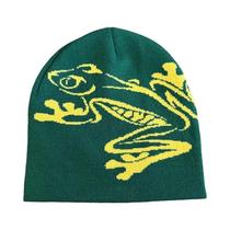 Gorro Unissex Com Estampa De Sapo, Chapéu De Inverno De Malha Elástica Para Esportes Ao Ar Livre,