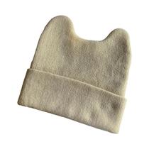 Gorro Unissex Com Orelhas De Coelho Em Camuflagem, Quente, Cor Sólida, Para Primavera E Outono