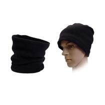 Gorro Unissex De Fleece Polar Com Capuz, Touca Térmica Para Esqui E Neve, Cachecol Aquecedor Casual