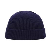 Gorro Unissex De Lã Quente Para Inverno, Estilo Pescador, Curto, Com Punho, Boné Hip Hop