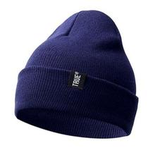 Gorro Unissex De Malha Cor Sólida Hip-Hop Skullies