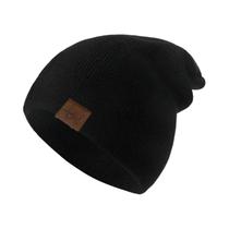 Gorro Unissex De Malha Macia E Quente, Casual, Elegante, Liso, Para Uso Diário, Para Homens E
