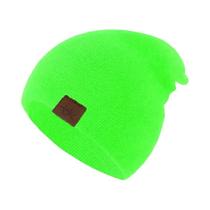 Gorro Unissex De Malha Macia E Quente, Casual, Elegante, Liso, Para Uso Diário, Para Homens E