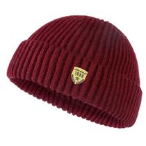 Gorro Unissex De Malha Quente Estilo Hip Hop, Gorro Sem Aba De Melão, Gorros Para Mulheres E Homens,