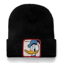 Gorro Unissex Disney Mickey Donald De Algodão De Alta Qualidade Quente Malha Chapéu De Inverno