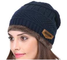 Gorro Unissex Forrada de Pelinho Touca Russa