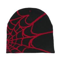 Gorro Unissex Y2K De Tricô Com Teia De Aranha Para Quatro Estações, Moda Esportiva Ao Ar Livre