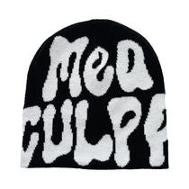 Gorro Unissex Y2K De Tricô Jacquard Quente Para Atividades Ao Ar Livre E Moda