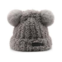 Gorro VPTMRP Pompom Soft Fuzzy Fur Skull Cap (cinza) Gorro VPTMRP Pompom Soft Fuzzy Fur Skull Cap (cinza)