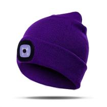 Gorro Wokex Unissex recarregável por USB com roxo claro