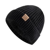 Gorros De Inverno Unissex Com Forro De Lã Em Duas Cores Para Homens E Mulheres, Vestuário Casual De