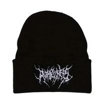 Gorros De Inverno Unissex Quentes, Estilo Gótico Punk, Toucas De Malha 100% Acrílico, Moda Gorros De Inverno Unissex Quentes, Estilo Gótico Punk, Toucas De Malha 100% Acrílico, Moda