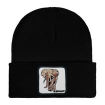 Gorros quentes de inverno da Elephants, tricotados, desleixados, com algemas