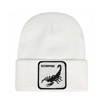 Gorros quentes de inverno Scorpions, tricotados, desleixados, com algemas