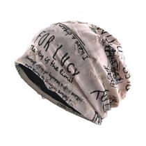 Gorros Unissex Vintage Com Estampa De Letras Desgastadas, Forrados Com Fleece Quente Para Primavera,