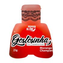 Gostosinha Gel Comestível Morango com Champanhe 25gr