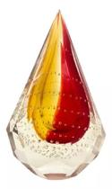 Gota Colorida Em Murano Peça Para Decoração Com 20cm, Murano ideal para decoração Sala e diversos ambientes ,Casamento Decoração Enfeites Mesa.