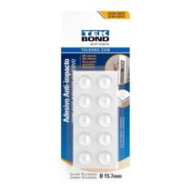 Gota De Silicone Redonda 15,7MM Com 10 Peças - Tekbond