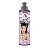 Gota dourada condicionador matizador 3d super black 120ml