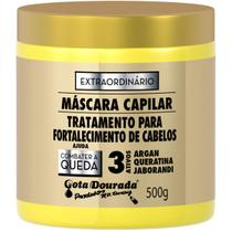 Gota Dourada Máscara Creme Extraordinário Combate Queda 500g