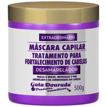 Gota Dourada Máscara Matizadora Desamareladora 500g
