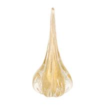 Gota em Murano Fenix G Cristal e Ouro