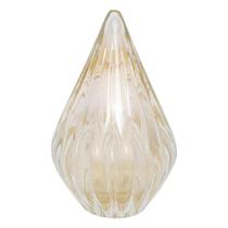 Gota em Murano Lille M Cristal Transparente e Ouro Cristais Labone