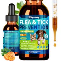 Gotas Antipulgas y Garrapatas 4 en 1 para Perros y Gatos Woyamay