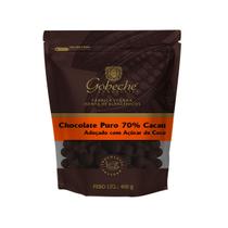 Gotas Chocolate 70% Cacau Gobeche Adoçado com Açúcar de Coco - 400g