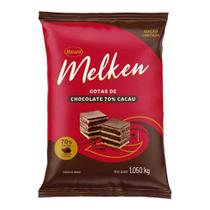 Gotas Chocolate Melken Amargo 70% Cacau 1,05kg - Harald