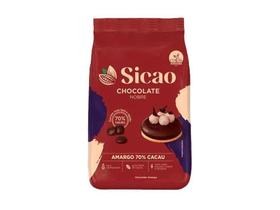 Gotas Chocolate Nobre Amargo 70% Cacau 1,01kg - Sicao - Callebaut