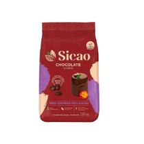 Gotas Chocolate Nobre Meio Amargo 40% Cacau 1,01Kg Sicao