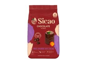 Gotas Chocolate Nobre Meio Amargo 40% Cacau 2,05kg - Sicao