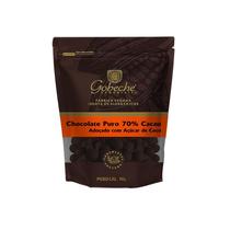 Gotas Chocolate Puro 70% Cacau Gobeche - Adoçado com Açúcar de Coco - 90g