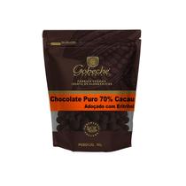 Gotas Chocolate Puro 70% Cacau Gobeche - Adoçado com Eritritol - 90g