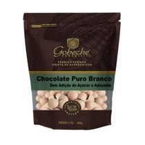 Gotas Chocolate Puro Branco Gobeche - Sem Adição de Açúcar e Adoçante - 400g