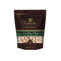 Gotas Chocolate Puro Branco Gobeche - Sem Adição de Açúcar e Adoçante - 90g