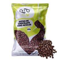 Gotas de Chocolate 70% Zero Açúcar - 250g - P&P