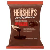 Gotas de Chocolate Cobertura Fracionada Meio Amargo 2,01kg - Hersheys Professional